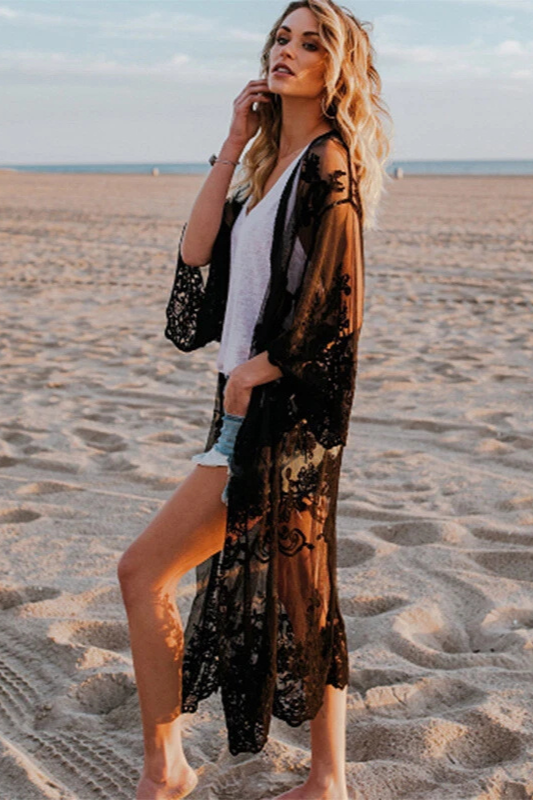 Crochet Lace Kimono