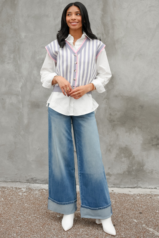 Lanie Mid-Rise Wide Leg
