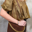 Load image into Gallery viewer, Eileen Suede Bag- Brown
