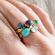 Load image into Gallery viewer, 5 Stone Stack Ring
