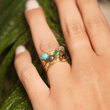 Load image into Gallery viewer, 5 Stone Stack Ring
