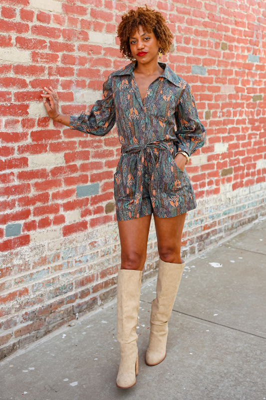 Autumn Canopy Romper