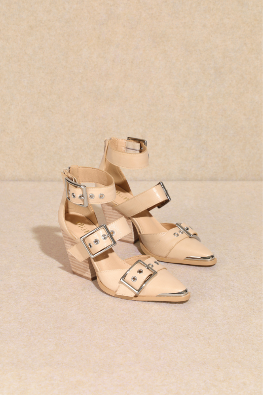 Hendrix Heel - Beige