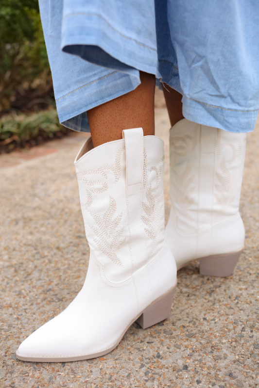 Sephira Western Boot - White