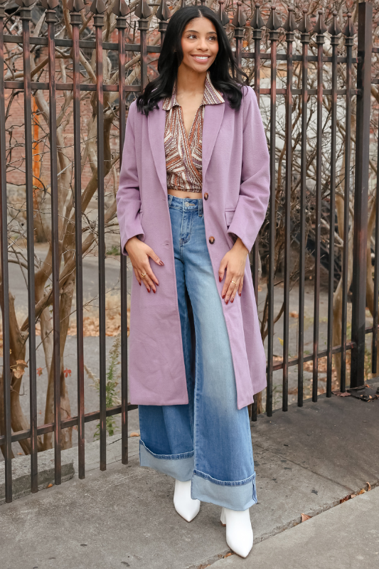 Sutton Wool Coat Lavender