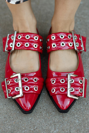 Gianna Slingback - Red