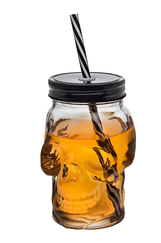 Skull Glass Mug