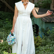Load image into Gallery viewer, Lisa Midi Dress- Solid White
