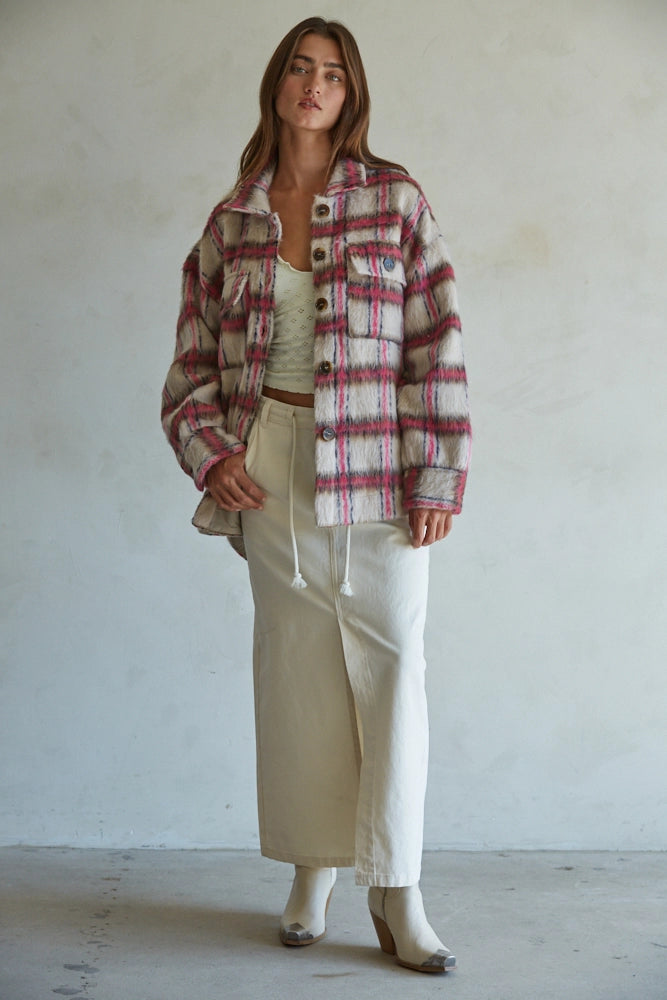 Davia Plaid Jacket