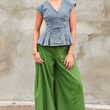 Load image into Gallery viewer, Genevieve Pant - Green
