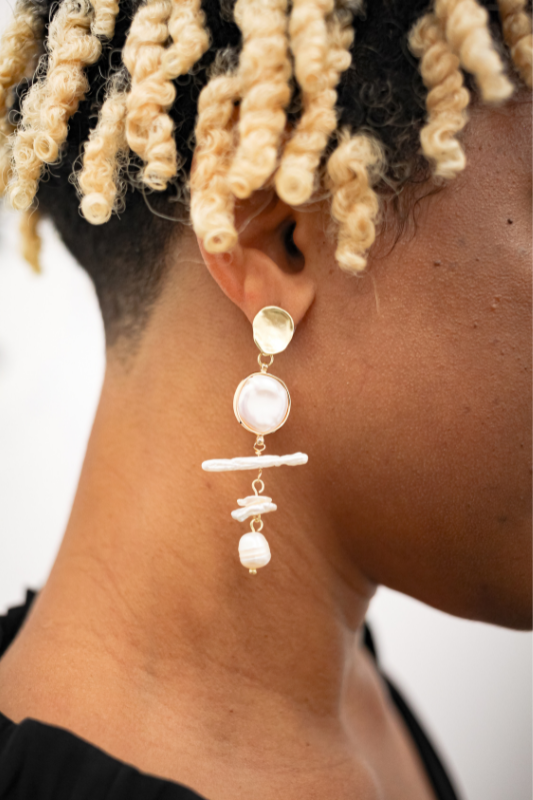Baroque Pearl Drop Earrings