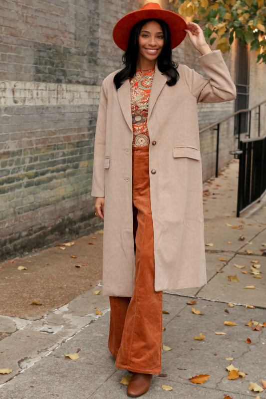 Sutton Wool Coat Taupe