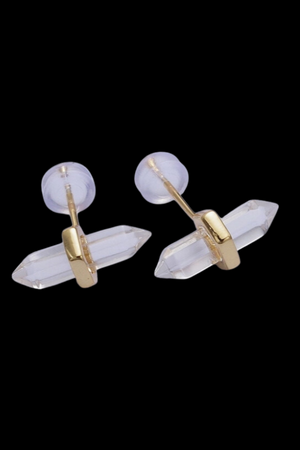 Clear Quartz Studs