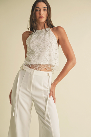 Ariel Embellished Top