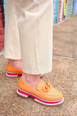 Madison Loafer - Orange Sorbet