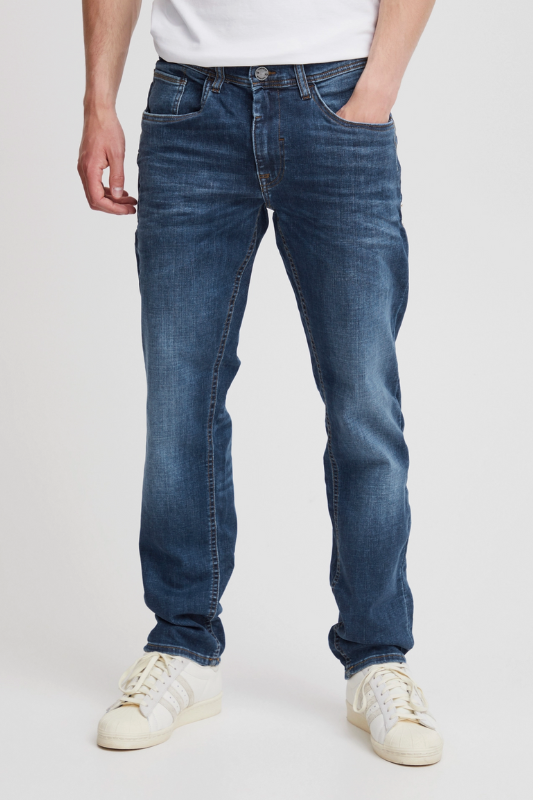 Twister Slim Straight Jeans - Med Blue