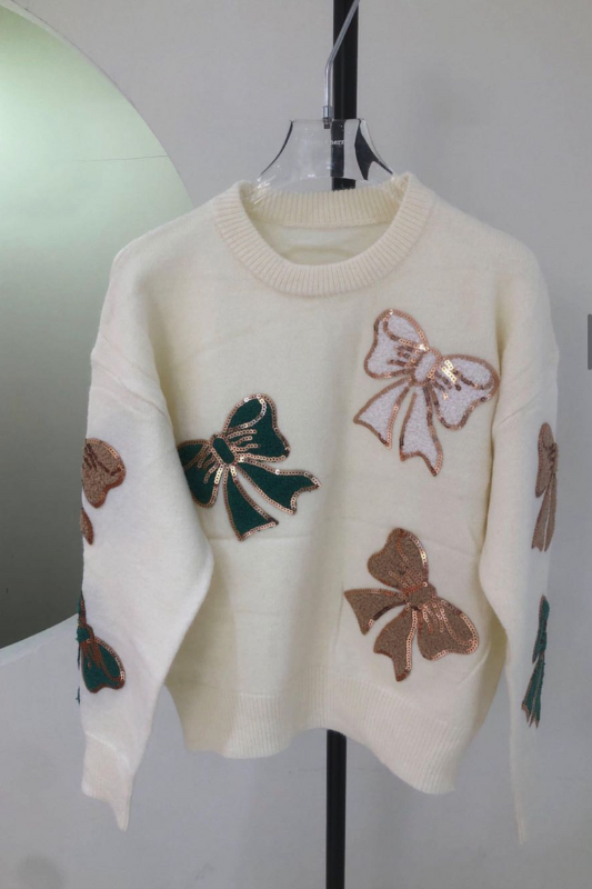 Throw Them Bows Sweater