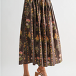 Load image into Gallery viewer, Eloise Midi Skirt- Brown
