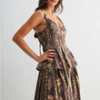 Load image into Gallery viewer, Eloise Peplum Top- Brown
