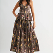 Load image into Gallery viewer, Eloise Peplum Top- Brown
