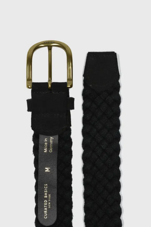 Black Woven Belt