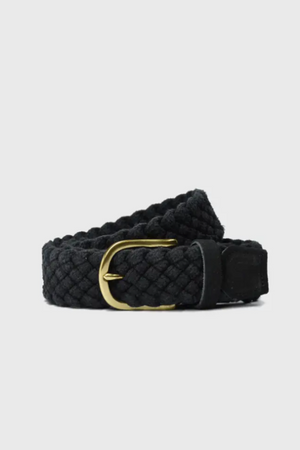 Black Woven Belt