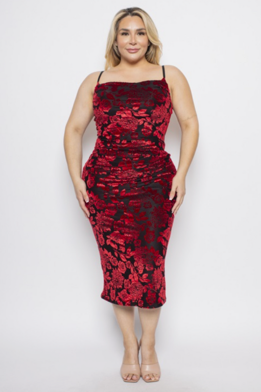 Bella Rose Bodycon - PLUS