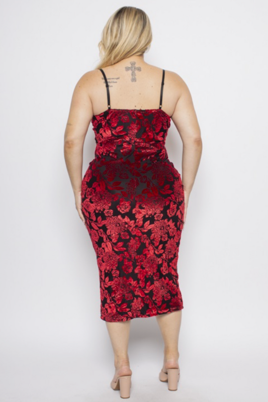 Bella Rose Bodycon - PLUS