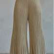 Load image into Gallery viewer, Demi Sweater Flare Pant- Tan
