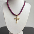 Load image into Gallery viewer, Single Pendant Cord Necklace
