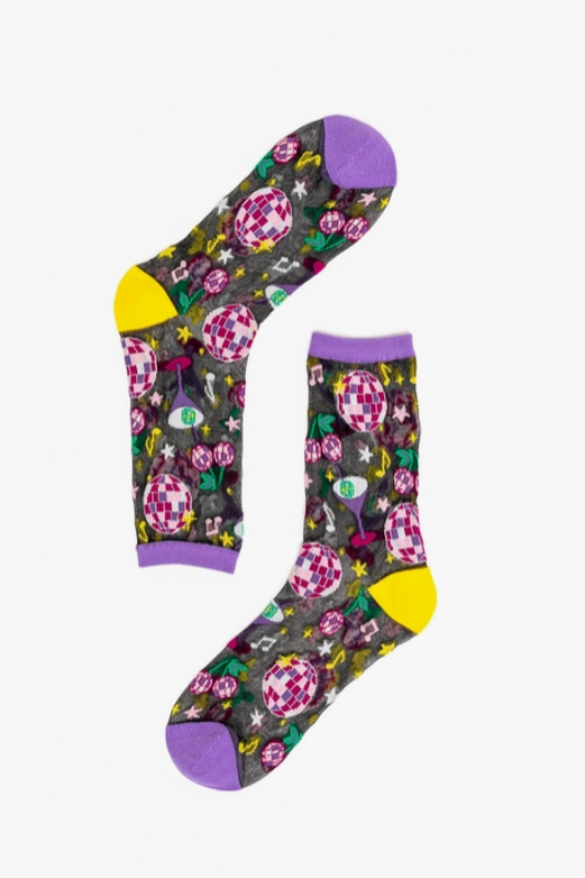 80's Disco Sheer Sock