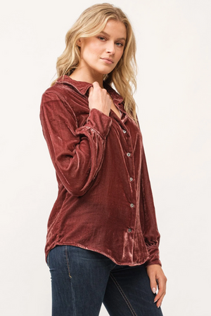 Mirabelle Velvet Top