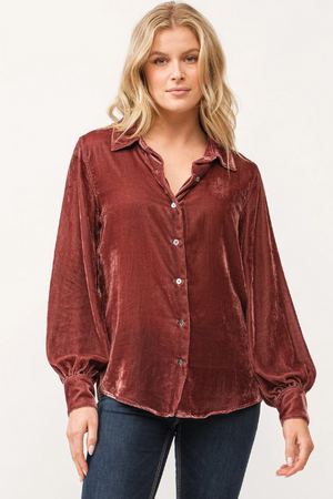 Mirabelle Velvet Top