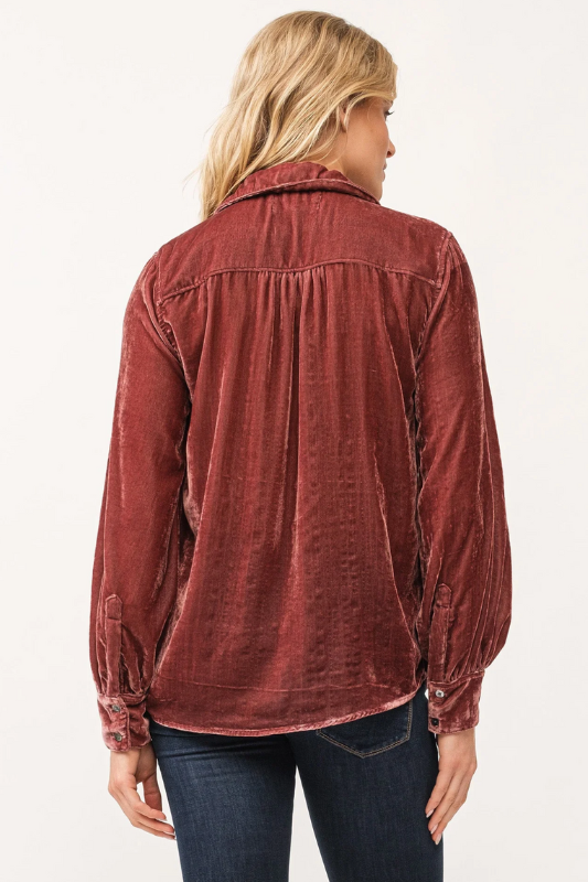 Mirabelle Velvet Top