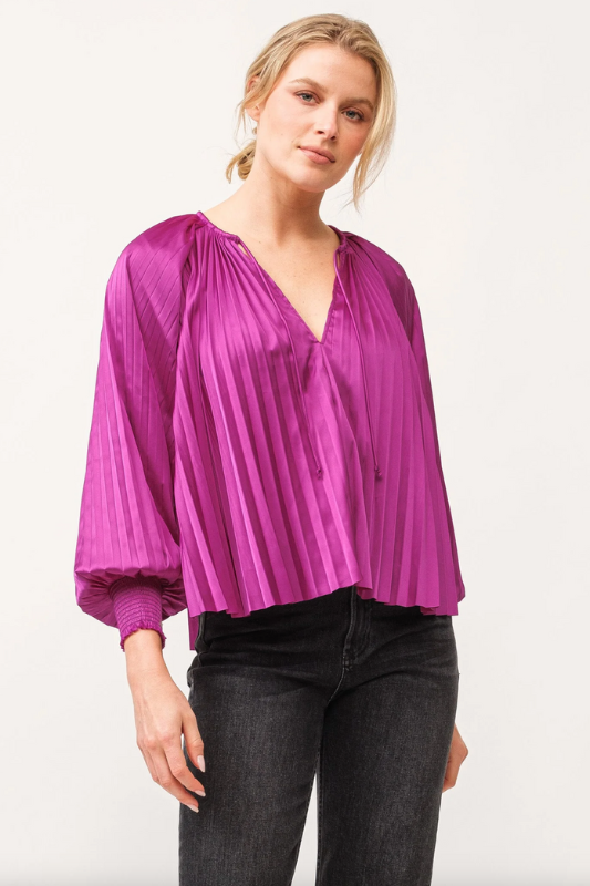 Deletta Blouse - Magenta