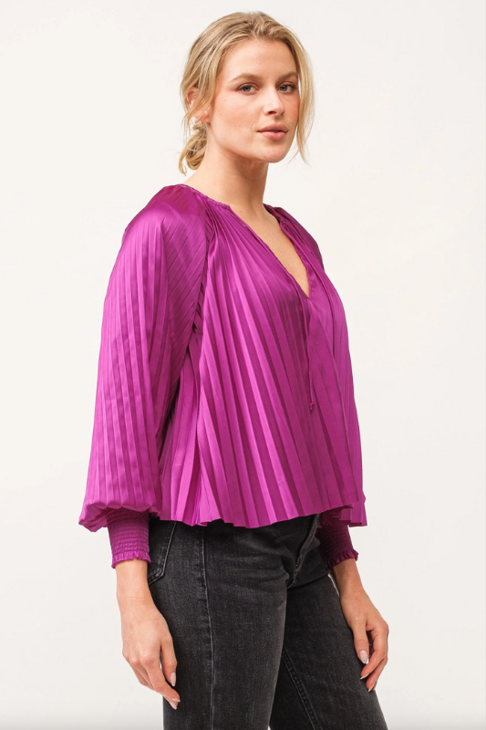Deletta Blouse - Magenta