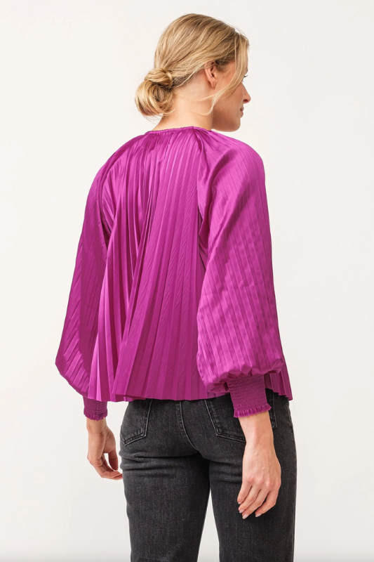 Deletta Blouse - Magenta