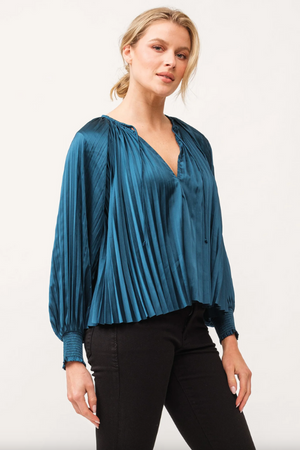 Deletta Blouse - Teal<br>***Last One***