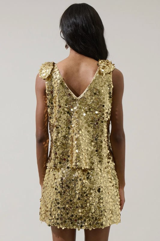 Golden Disco Top