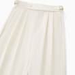 Load image into Gallery viewer, Wellington Side-Tab Trousers- Ivory
