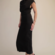 Load image into Gallery viewer, Evelyn Midi Dress- Black
