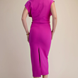 Load image into Gallery viewer, Evelyn Midi Dress- Fuchsia
