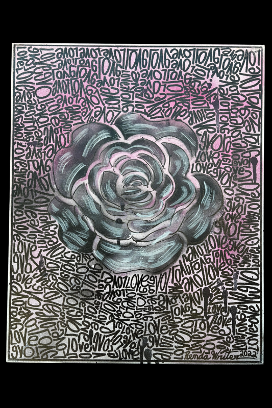 Renda Writer 16x20" Flower