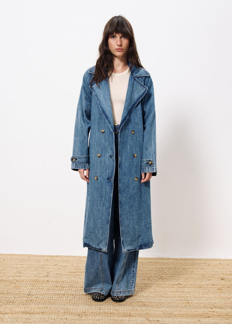 Carmelina Denim Trench