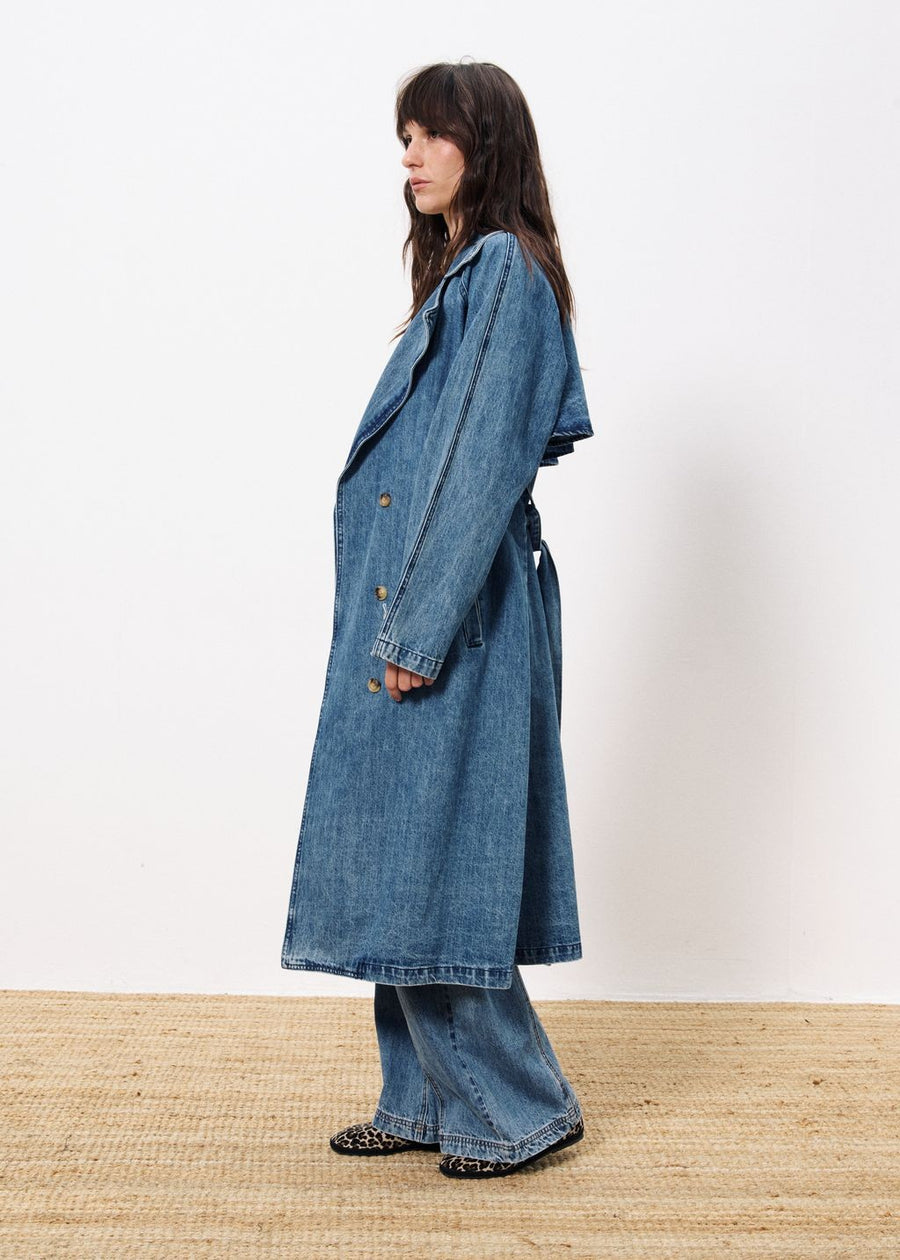 Carmelina Denim Trench