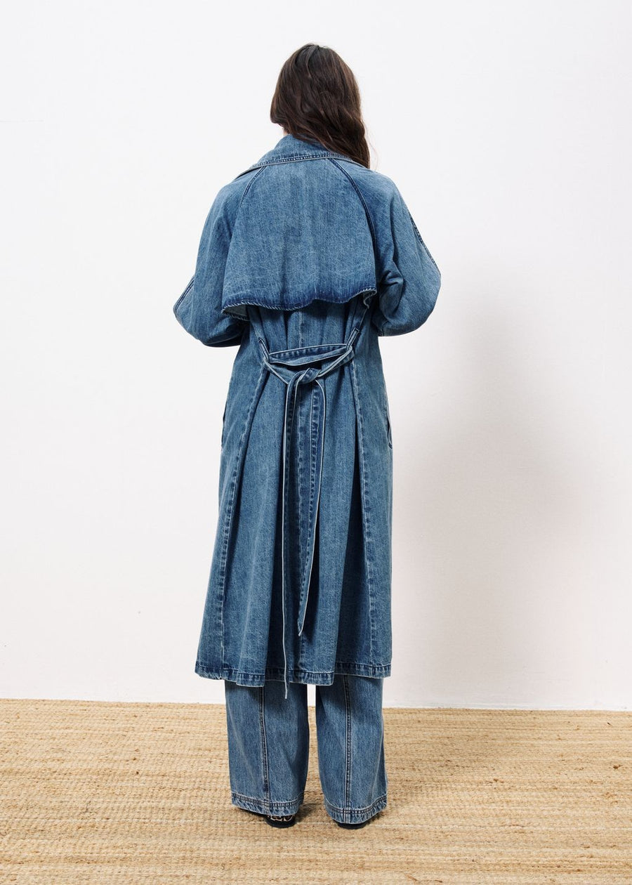 Carmelina Denim Trench