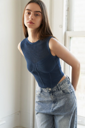 Andi Top - Navy<BR>***Last One***