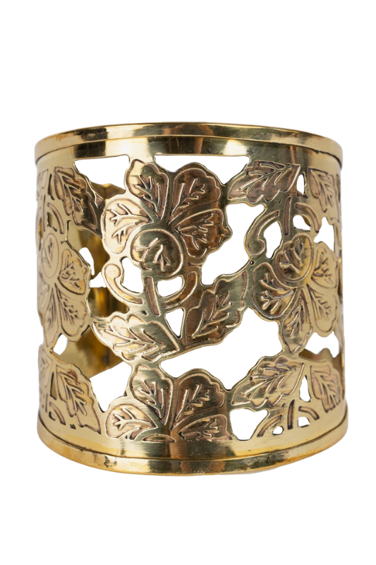 Floral Cut-out Cuff