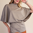 Load image into Gallery viewer, Ivy Mock Neck Top - Mocha
