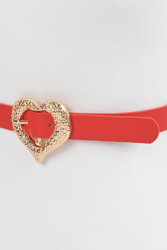 Heart Buckle Belt